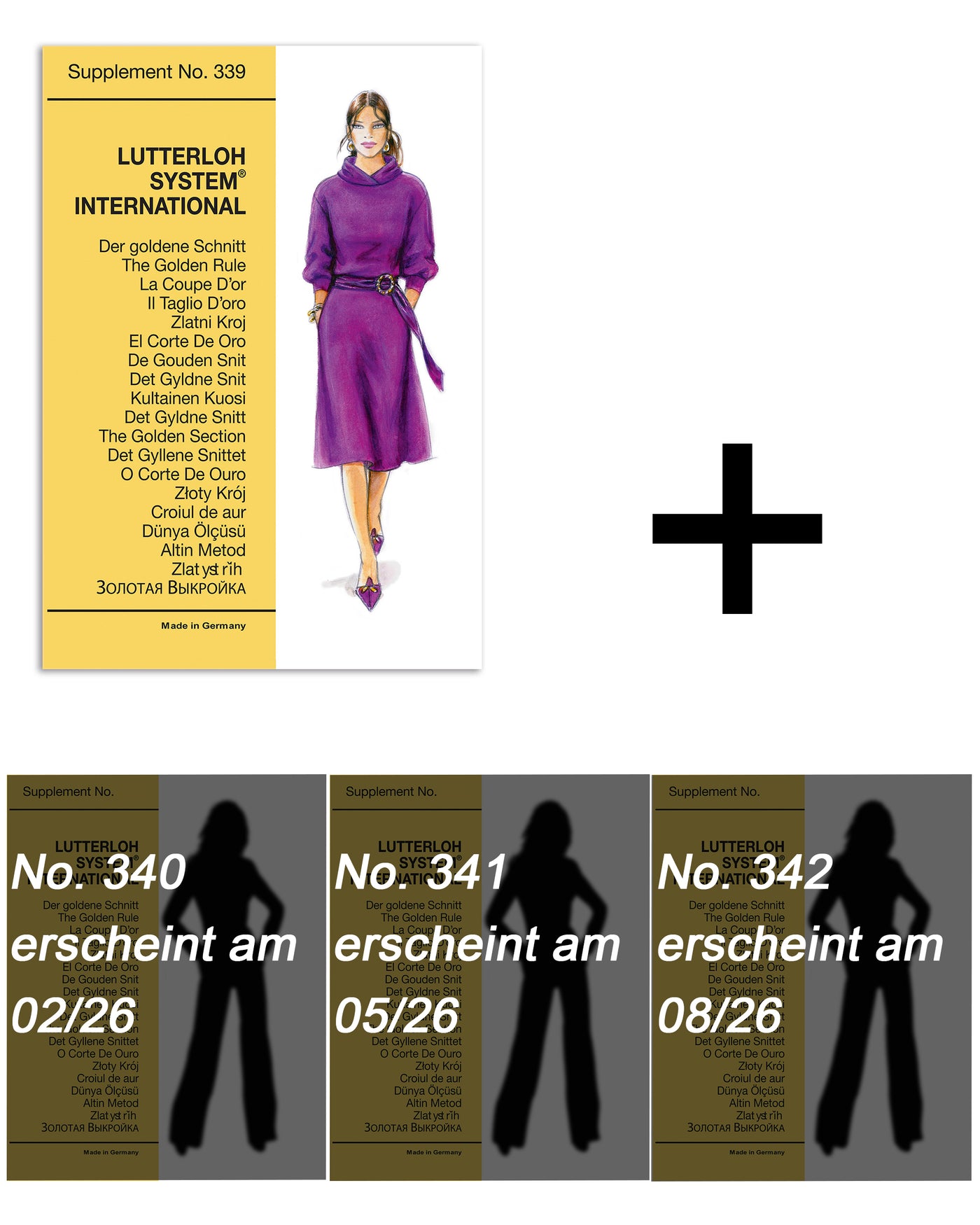 Jahresabonnement Modeergänzungshefte 339 - 342